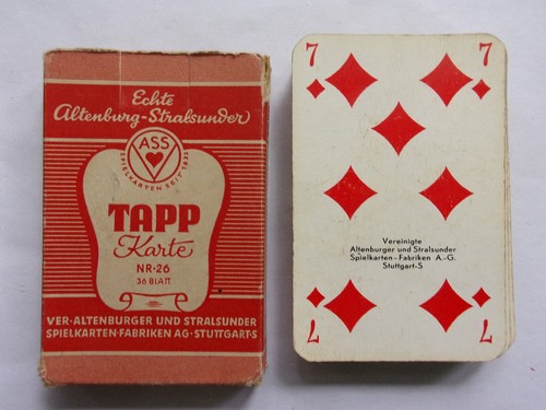 Alte spielkarten komplett - spielkarten,,