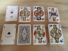 Alte Spielkarten um 1945