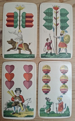Alte spielkarten playing - alte, cards