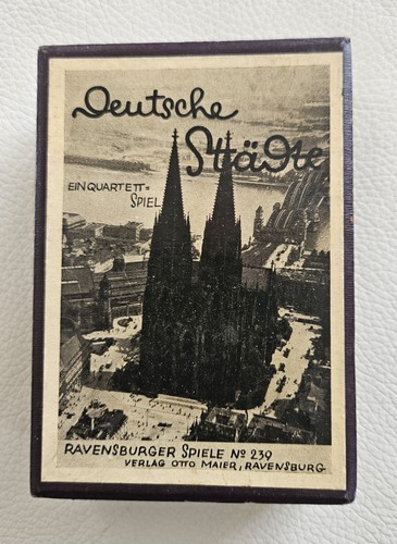 Kartenspiel quartett städte - kartenspiel,