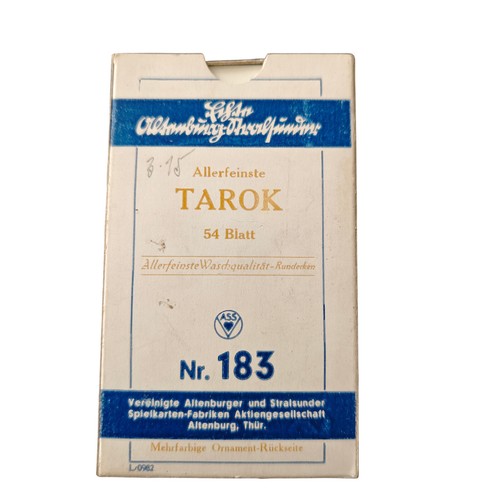 Kartenspiel tarok blatt - 54,