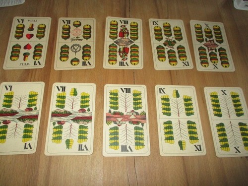 Alte spielkarten 1940 - alte,