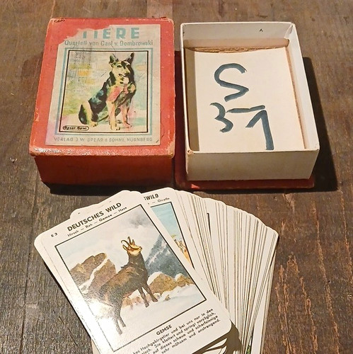 Antikes quartett kartenspiel - antikes,