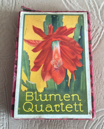 Quartett blumen altes - quartett,