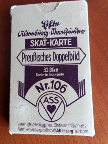 Skatkarten mit preußischem - mit,