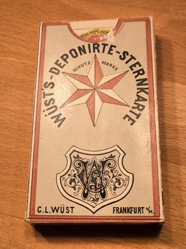 Wüst deponirte sternkarte - deponirte,