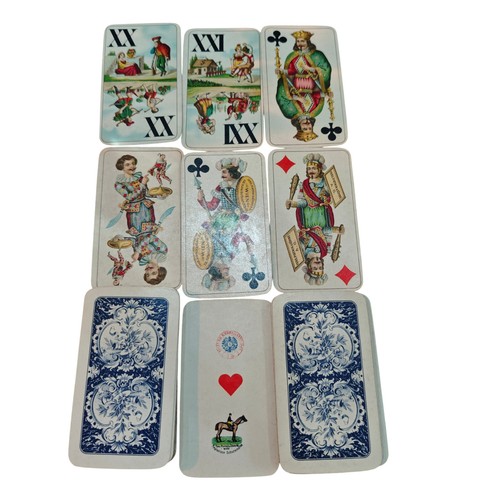 Altes antikes kartenspiel - antikes,