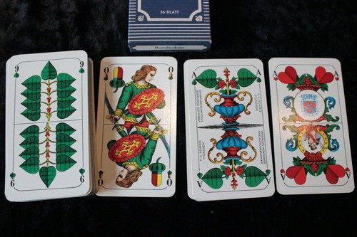 Bayerische spielkarte blatt - spielkarte,
