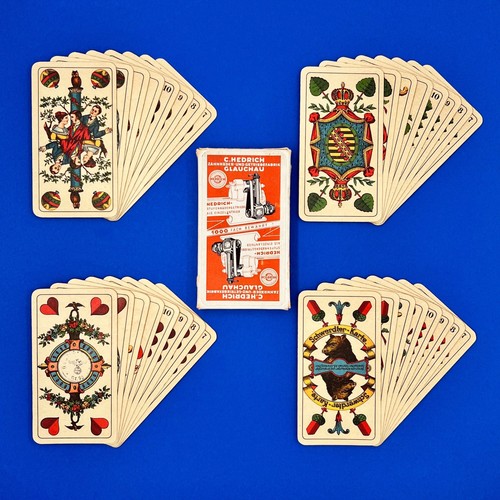Altes antikes kartenspiel - antikes,