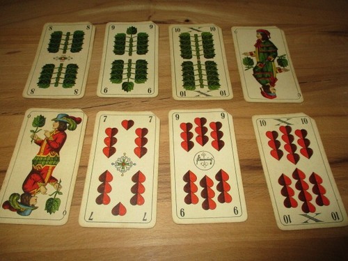 Alte spielkarten 1920 - alte, um