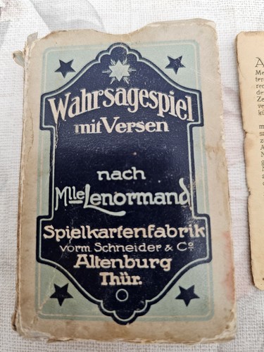 Wahrsagespiel mit versen - mit,
