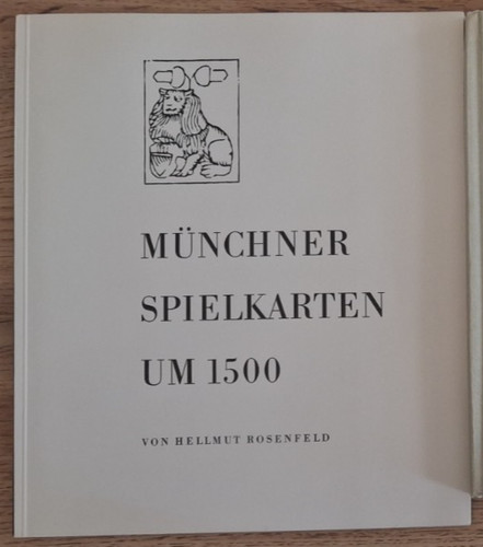 Buch münchner spielkarten - spielkarten, um