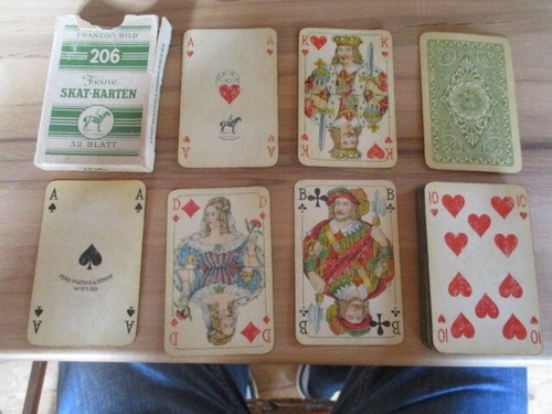 Alte spielkarten 1945 - alte, um