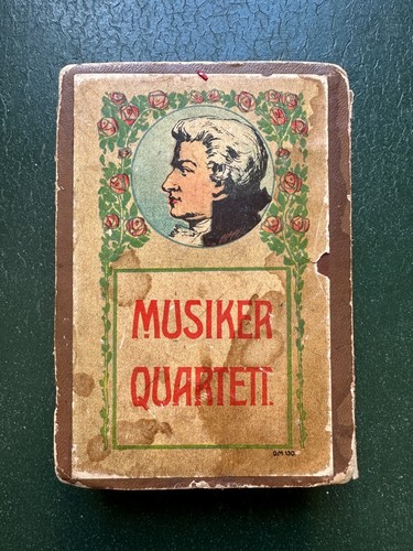 Altes musiker quartett spiel - musiker,