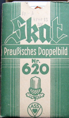 Ass skatkarte spielkarte - skatkarte, alt
