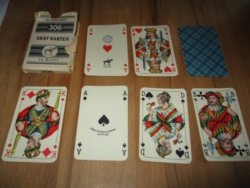 Alte spielkarten 1940 - um,